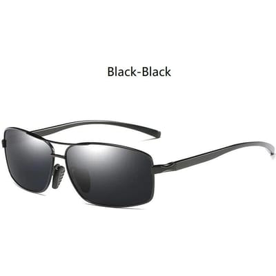 Stijlvolle Metalen Zonnebril voor Mannen Rij Zonnebril Aluminium Magnesium Frame Mannen Vintage Man Bril - Anti-reflectie UV400