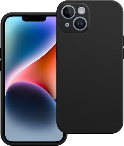 Cazy hoesje geschikt voor iPhone 15 Hoesje - Color Backcover - Zwart