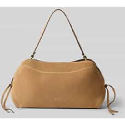 abro Necessity Schoudertas Leder 40 cm - Dames - cappuccino