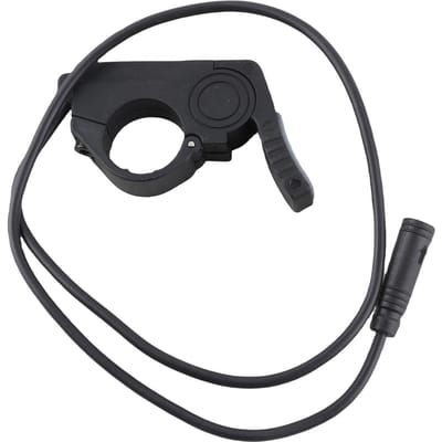 Duimgashendel voor Bafang Elektrische Fiets Gemotoriseerde Fiets Accelerator 140X Waterdicht 3-pins Universeel voor Linker en Rechterhand black