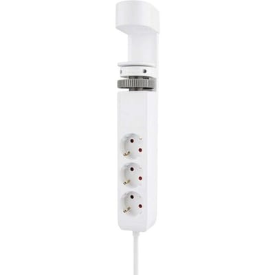 Neomounts DS22-840WH6 Bureaucontactdoos met klem en USB-C en USB-A poorten - Quick-charge