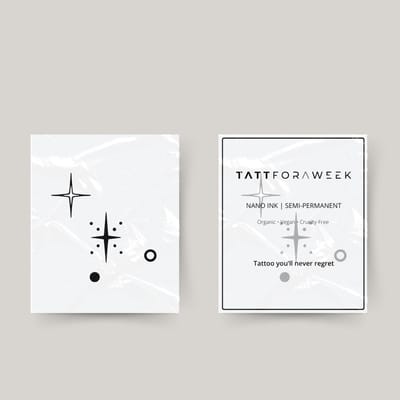 Tijdelijke tattoo cancer sterren | Neptattoo volwassenen | Tijdelijke tattoo voor volwassenen | Temporary tattoo | Plaktattoos voor volwassenen | Neptattoos | Probeer zorgeloos een tattoo | tattforaweek