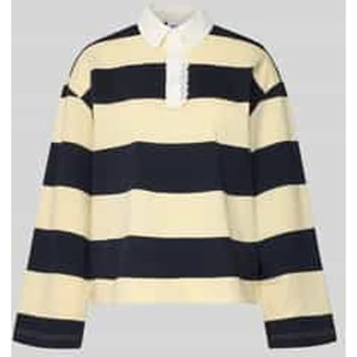 Shirt met lange mouwen met polokraag