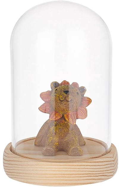 Dailygoods- Glazen Stolp 8x9.2cm - Bell Jar - Decoratieve Stolp - DIY Crafts - Antidust - Schokbestendig Glas