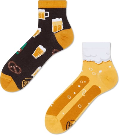 Many Mornings unisex hoge enkelsokken - Craft Beer Quarter - Unisex - Maat: 35 - 38