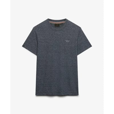 Superdry - Essential Gestapeld Logo Geborduurde T-shirt - Heren - T-shirts