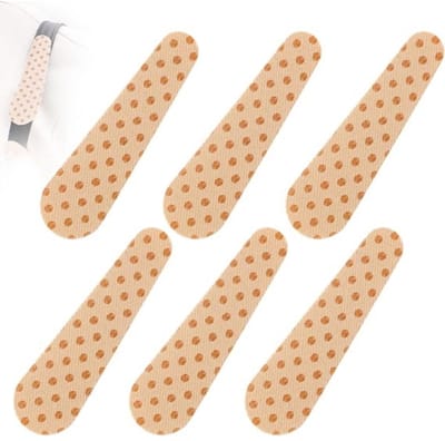 6-pack - Antislipstickers voor tassenriemen - Zelfklevende schoudertasriempads - Voorkomt dat schouderriemen wegglijden - Antislippads voor tassen en handtassen