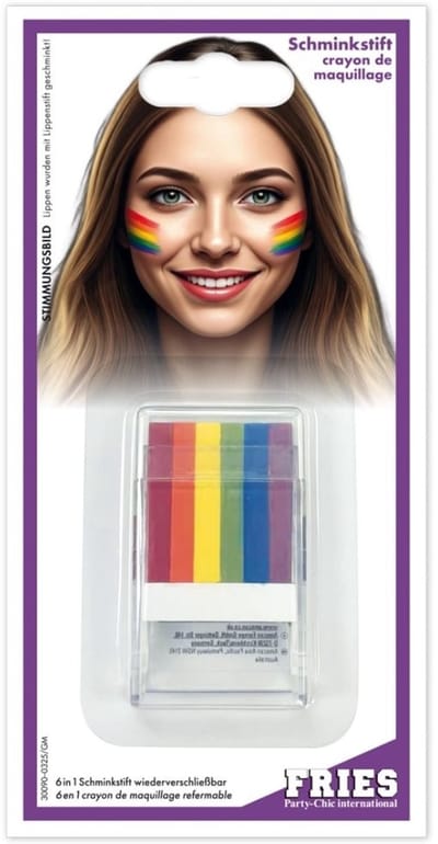 Schminkstick regenboog - pride