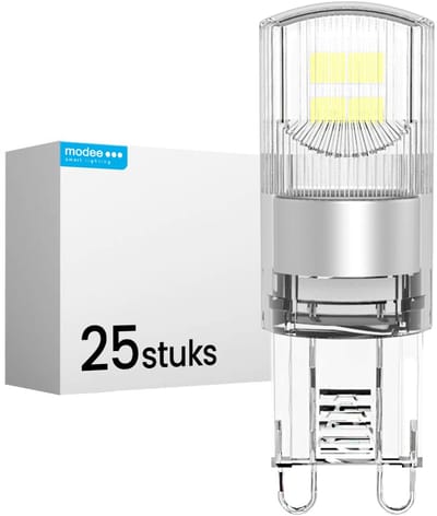 Modee LED Lamp G9 - 1.9W 2700K 200lm 230V - LED Lamp insteek - Warm Wit - 25 stuks