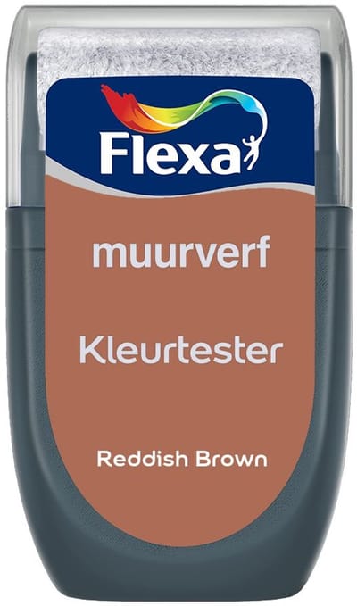 Flexa - Kleurtester Muurverf - Reddish Brown - Mengverf - 30 Ml