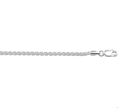 Zilveren Collier vossestaart 1 1015835 42 cm
