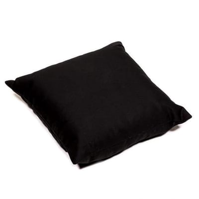 Support kussen voor meditatie zwart - 28x28 - Boekweit - Katoen - Zwart - M