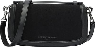 LIEBESKIND BERLIN Schoudertas Handtas Sadie Canvas Crossbody Black Zwart