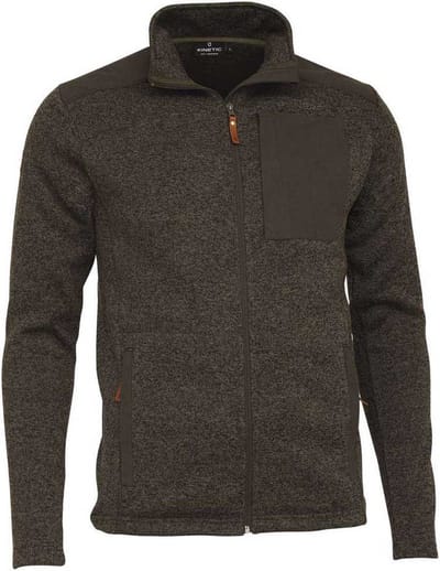 Kinetic Upland Knit Fleece Met Volledige Rits Groen XL Man