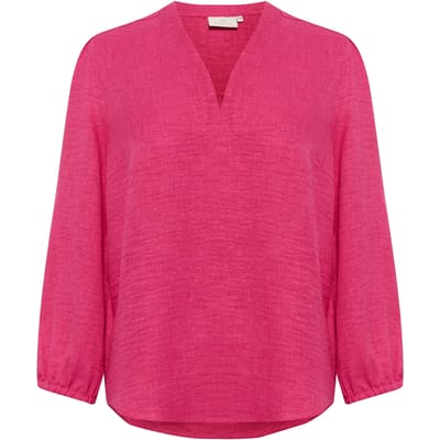 Blouse met lange mouwen Regular fit Beetroot Purple CC pink