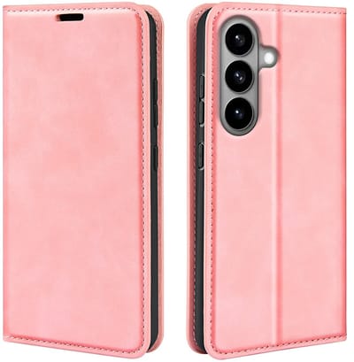 MobyDefend Hoesje - Geschikt voor Samsung Galaxy S26 - Luxe Wallet Bookcase (Magnetische Sluiting) - Roze