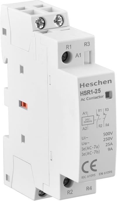 Dailygoody - Huishoudelijke AC Schakelaar - 2 Polige Schakelaar - Compact en Betrouwbaar - 24V AC - Ideaal voor Thuisgebruik - Schakelcapaciteit tot 5...