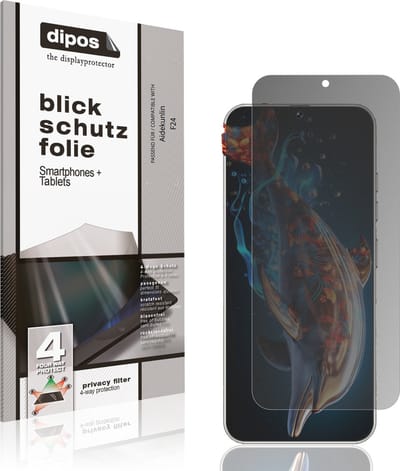 dipos – Matte Privacy Screenprotector geschikt voor Aidekunlin F24 | Anti-Spy Beschermfolie