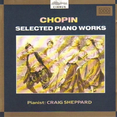 1-CD Chopin - Selected pianoi works - Craig Sheppard (1987)