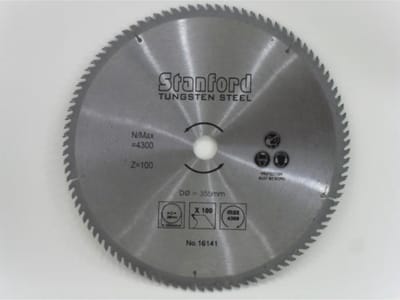 StahlKaiser Cirkelzaagblad 355 mm - 100 Tanden - Inclusief Verloopringen - Voor Diverse Materialen