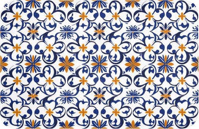 WC mat 60x40 cm - Antislip - Patroon - Modern - Kleurrijk - Toiletmat - Vloermat - Douchemat - Toilet tapijt - Toiletmatten