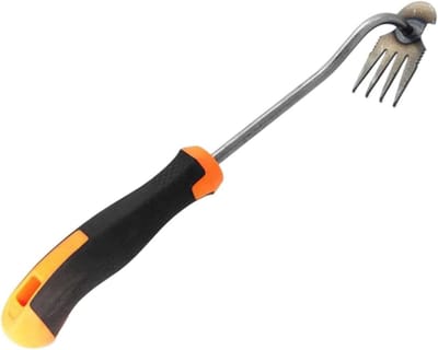 Onkruidwieder Tool - Tuinieren Handgereedschap - Onkruid Verwijderen - Ergonomisch Handvat - 10 Centimeter - Zwart