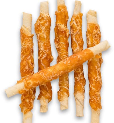Landman Kauwstaaf met Kip Klein (6st) - Hondensnacks - Hondensnoepjes - Kauwsnacks - Kauwstaaf Hond