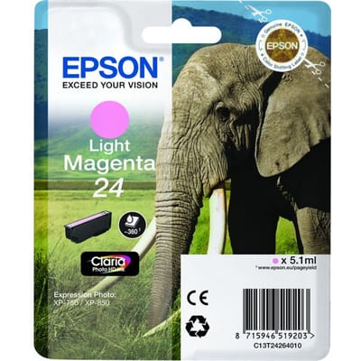 Epson Inktcartridge 24 (C13T24264012) Licht-magenta