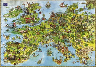 United Dragons of Europe, Degano - Legpuzzel - 4000 Stukjes
