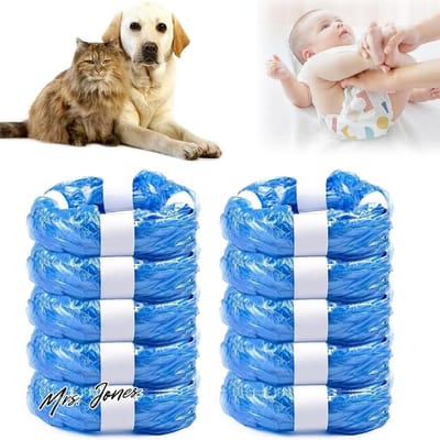 Mrs. Jones 45m Luieremmer Navulcassettes - 10 Stuks - Liter - Losse Navulcassette - Navulverpakking - Navulfolieringen - Navulverpakking - Navulfolie - Compatibel met Angelcare/Tommee Tippee - Navulverpakking (10) .