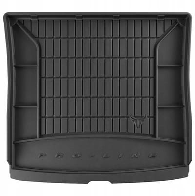 Kofferbakmat voor FORD Grand C-Max 2010-2019 - 7-Zits, 3e Rij Neergeklapt - Rubber TPE - Hoge Rand 5cm - Anti-Slip - Geurloos