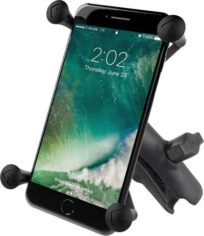 X-Grip large smartphone met b-maat klemarm RAP-HOL-UN10B-201U