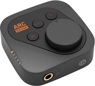 Ik multimedia arc on ear - systeem voor hoofdtelefooncorrectie