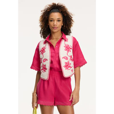 Shiwi Donna Gilet Light Kit White Maat: XL | Gilets Outlet | Dames | Roze