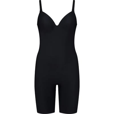 Bye Bra bodysuit met lage rug, kort, zwart S