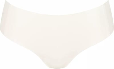 Sloggi Zero Feel hipster 2.0 - Invisible - Naadloze dames short - Dames Onderbroek die niet doorschijnt - Zwart - Beige - DS10217844 - Creme