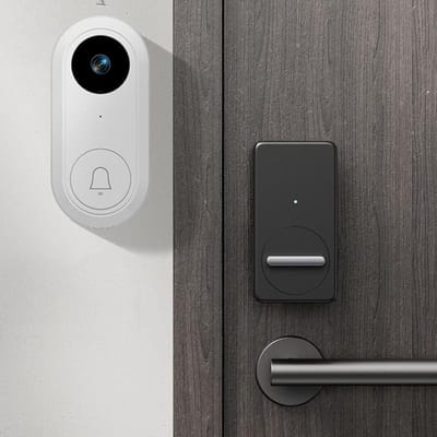 Videodeurbel Camera - Slimme Deurbel - Huis Beveiligen - AI Lichaamsdetectie - 13 x 9 x 5 cm - Wit