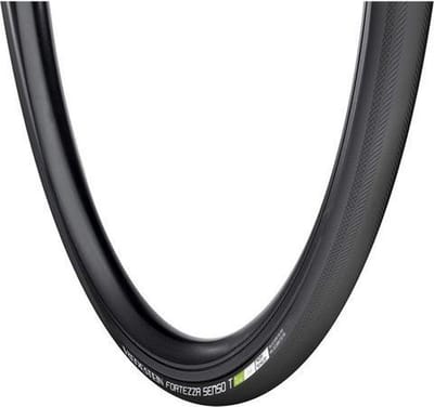Tube 28 700x25c 25-622 vouw aws vredestein fortezza senso t zwart - ZWART