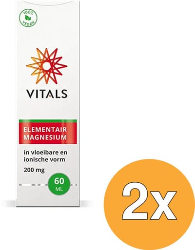 2x Vitals Elementair Magnesium (60 ml)