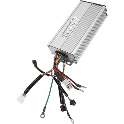 36V 48V Motor Controller 12 Buis voor KT 35A Vierkante Golf Controller voor 1000W 1500W Motor Elektrische Fiets Aluminiumlegering white