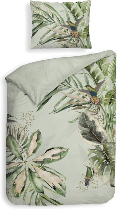 Heckettlane Ciungla Dekbedovertrek - Eenpersoons - 140x200/220 cm - Green