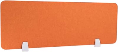 Bureau Divider - Privacy Paneel - Ruisonderdrukking - Eenvoudige Bevestiging - 30 x 40 cm - Lichtgrijs