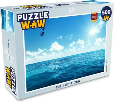 Puzzel Zee - Lucht - Zon - Legpuzzel - Puzzel 500 stukjes