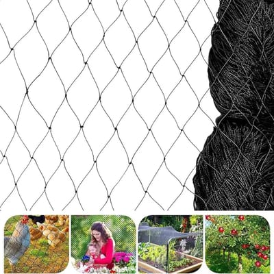 Dailygoods- Vogelnet 7 x 15 meter - Robuust Tuinnet - UV-bestendig - Geweven Insectennet - Bescherming voor Planten - Gatgrootte 0,98 inch - Beschermnet