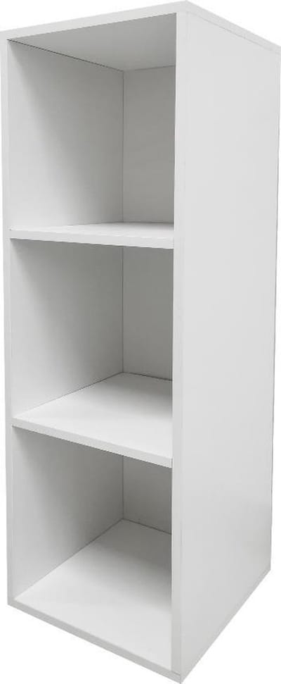 Vakkenkast Vakkie 3 open vakken opbergkast - boekenkast - wandkast - wit