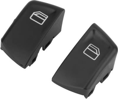 Allecto - Fensterschalterabdeckung - 2PCS - Duurzaam en stijlvol - Zwart - Schakelknoppen voor Vito Viano Sprinter II 2003-2013 - Hoogwaardige afwe...