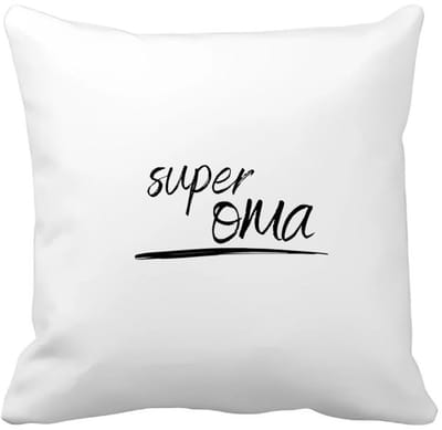 Akyol - super oma Kussen hoes - Oma - de beste oma - verjaardagscadeau - verjaardag - cadeau - cadeautje voor oma - oma artikelen - kado - geschenk - gift - 40 bij 40 cm