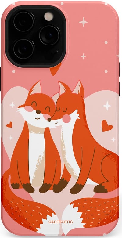 Casetastic Hoesje Geschikt voor Apple iPhone 13 Pro Max Magsafe - Stijlvolle Beschermende Duo-layer Case - Vossenzoen