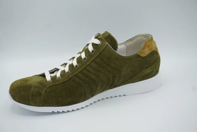 Gijs Khaky groene sneaker (Maat - 8, Kleur - Groen)