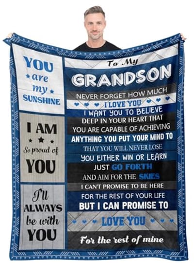 Geschenken voor kleinzonen - Cozy deken voor elke gelegenheid